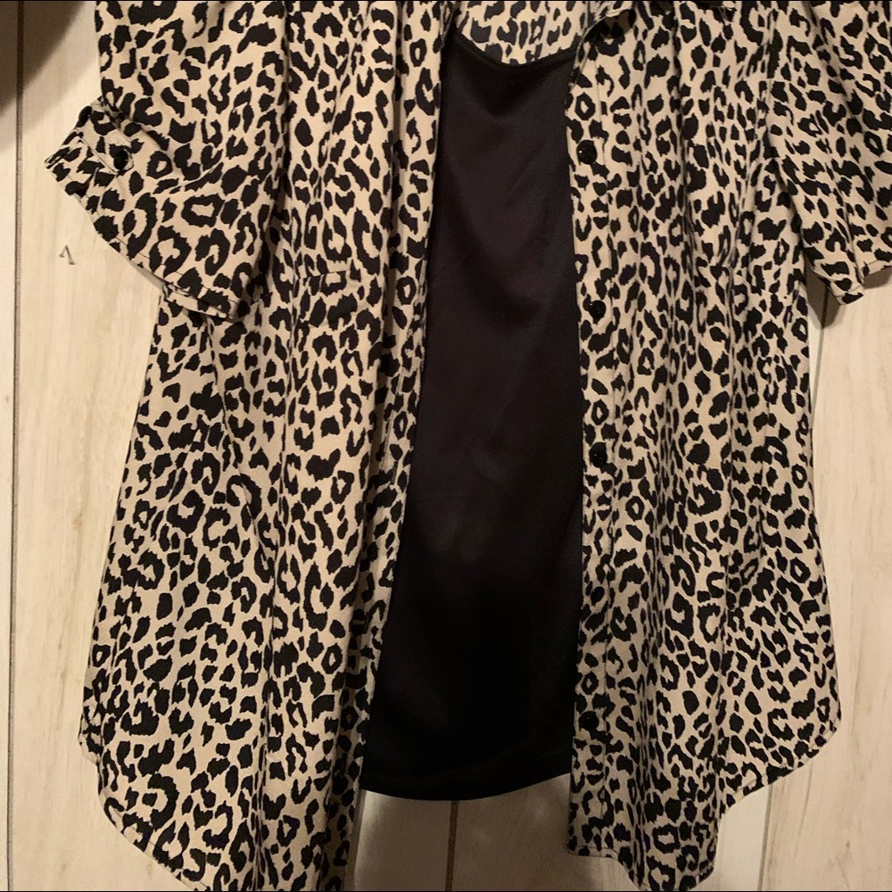 Leopard blouse